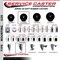 Service Caster 3.5'' Soft Rubber Swivel 1-1/8'' Expanding Stem Caster Set 2 Total Lock Brakes, 4PK SCC-EXTTL20S3514-SRS-2-S-2-118 - alternate 3